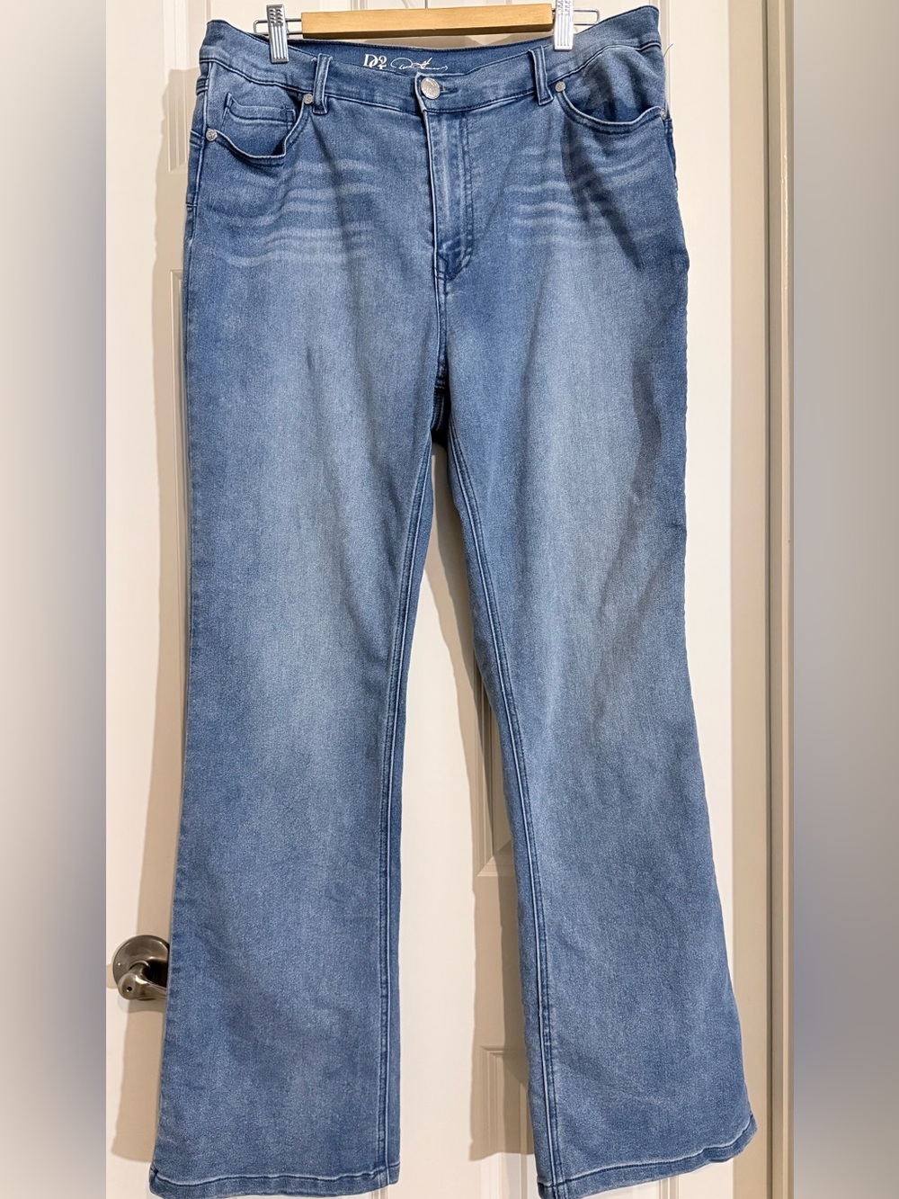 DG2 by Diane Gilman Light Blue Bootcut Jeans